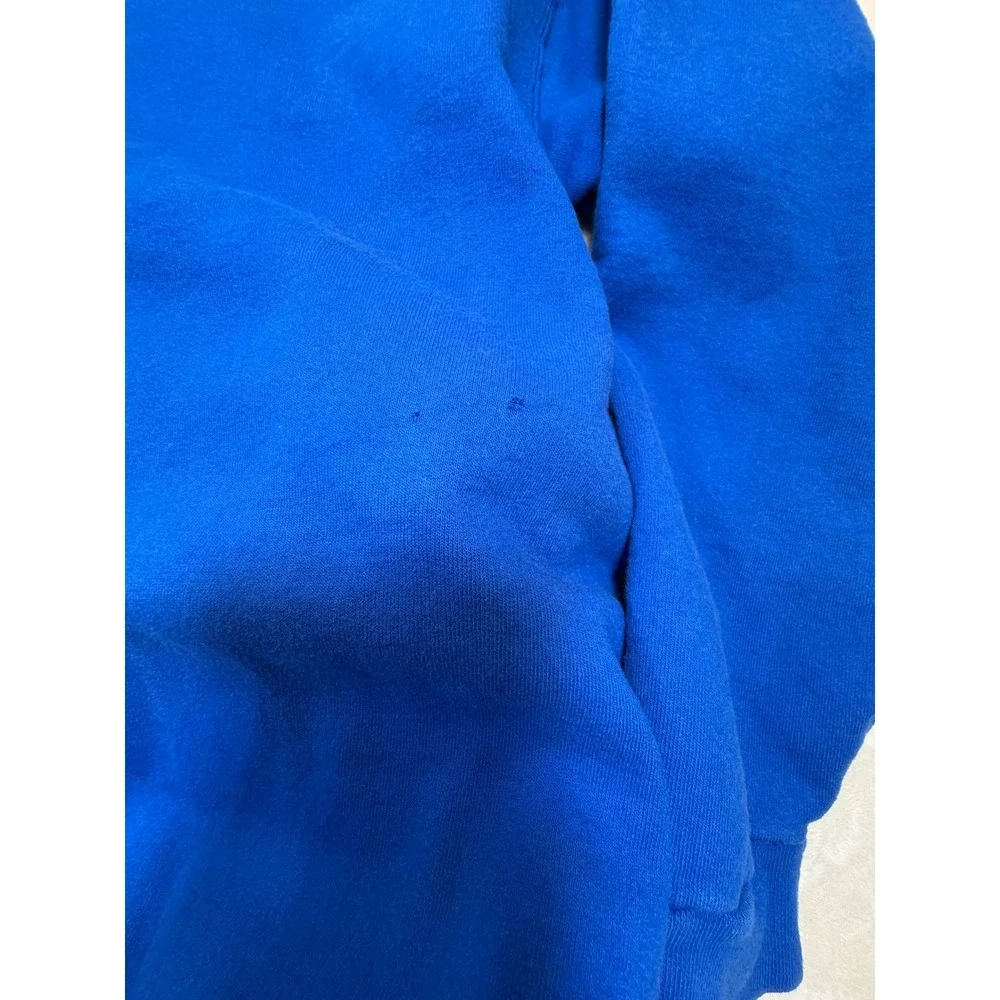 Starter Blue Vintage 90s Embroidered Logo Sweatshirt Mens Large Good